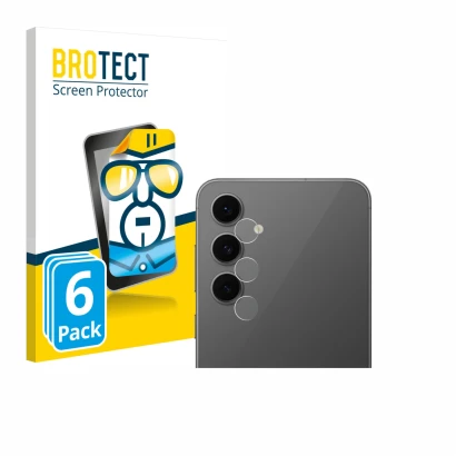 Parte frontale di una confezione del prodotto con il logo del marchio BROTECT. Accanto è raffigurato il dispositivo Samsung Ga