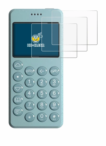 Immagine del dispositivo Punkt MP02 con un'ampia varietà di protezioni per lo schermo.