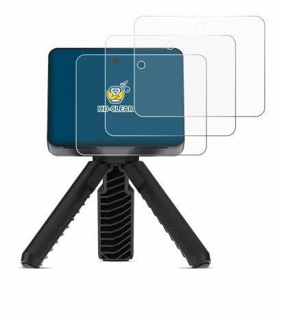 Immagine del dispositivo Garmin Approach R10 con un'ampia varietà di protezioni per lo schermo.