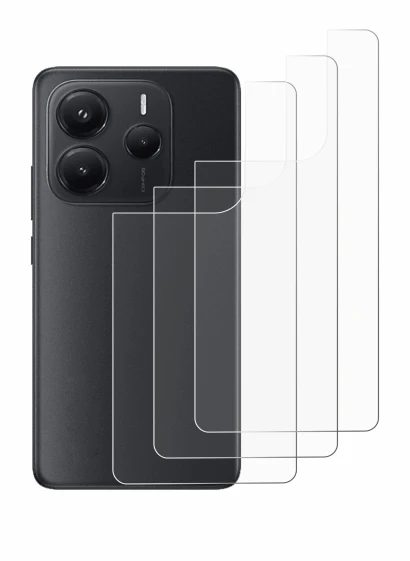 Immagine del dispositivo Xiaomi Redmi Note 14 (Posteriore) con un'ampia varietà di protezioni per lo schermo.