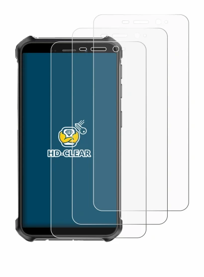 Immagine del dispositivo Ulefone Armor X12 con un'ampia varietà di protezioni per lo schermo.