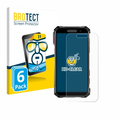 Parte frontale di una confezione del prodotto con il logo del marchio BROTECT. Accanto è raffigurato il dispositivo Soyes S10