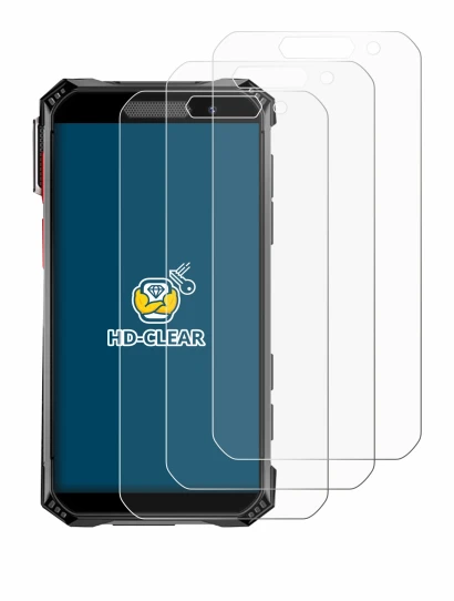 Immagine del dispositivo Soyes S10 Max con un'ampia varietà di protezioni per lo schermo.