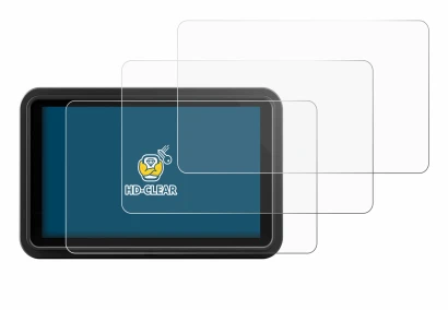 Immagine del dispositivo Atomos Shinobi Go con un'ampia varietà di protezioni per lo schermo.
