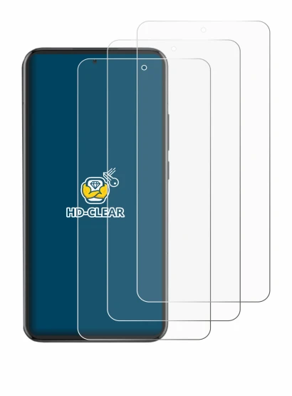 Immagine del dispositivo Oppo Reno 13 Pro con un'ampia varietà di protezioni per lo schermo.