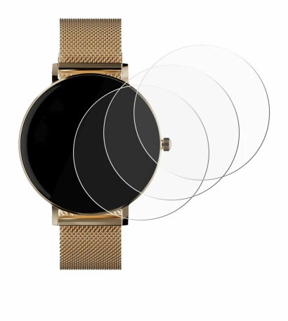 Immagine del dispositivo ZenWatch Venice Pro con un'ampia varietà di protezioni per lo schermo.
