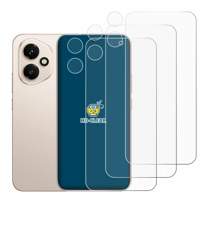 Immagine del dispositivo Honor 400 (Fronte+Fotocamera) con un'ampia varietà di protezioni per lo schermo.