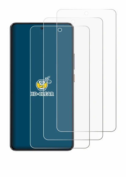 Immagine del dispositivo realme GT 7 con un'ampia varietà di protezioni per lo schermo.