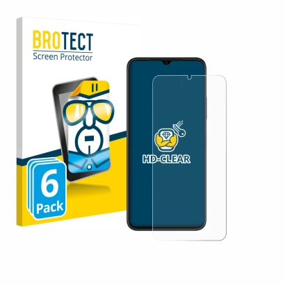 Parte frontale di una confezione del prodotto con il logo del marchio BROTECT. Accanto è raffigurato il dispositivo Huawei Nov