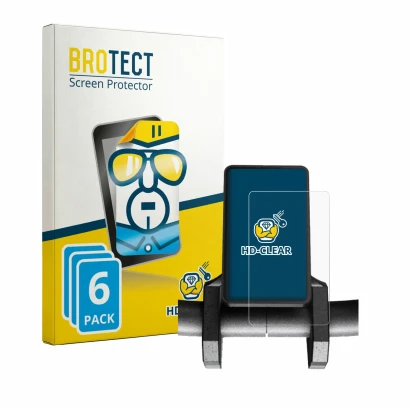 Parte frontale di una confezione del prodotto con il logo del marchio BROTECT. Accanto è raffigurato il dispositivo Joyor S5 V