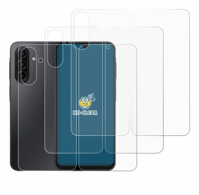 Immagine del dispositivo Samsung Galaxy A17 5G (Fronte+Retro) con un'ampia varietà di protezioni per lo schermo.