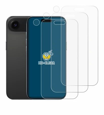 Immagine del dispositivo Apple iPhone Air (Fronte+Fotocamera) con un'ampia varietà di protezioni per lo schermo.