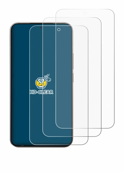 Immagine del dispositivo Xiaomi 15T Pro con un'ampia varietà di protezioni per lo schermo.