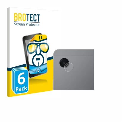 Parte frontale di una confezione del prodotto con il logo del marchio BROTECT. Accanto è raffigurato il dispositivo Samsung Ga