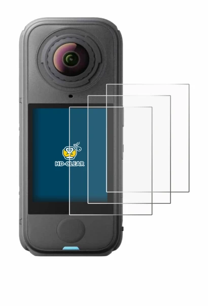 Immagine del dispositivo Insta360 X4 Air con un'ampia varietà di protezioni per lo schermo.