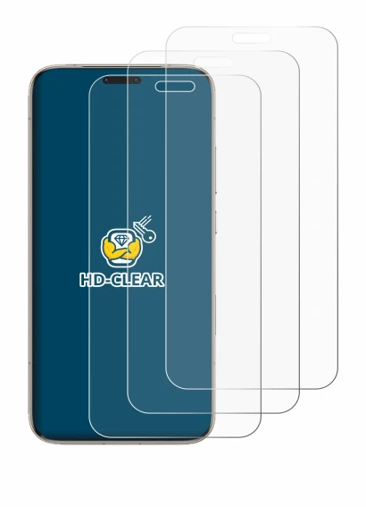 Immagine del dispositivo Honor Magic 8 Pro con un'ampia varietà di protezioni per lo schermo.