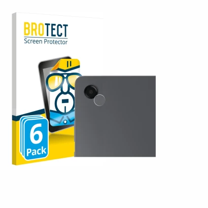 Parte frontale di una confezione del prodotto con il logo del marchio BROTECT. Accanto è raffigurato il dispositivo Samsung Ga