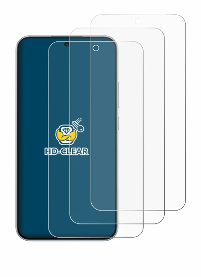 Immagine del dispositivo Oppo A6 Pro con un'ampia varietà di protezioni per lo schermo.
