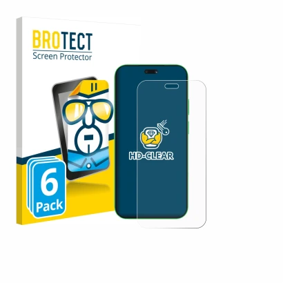 Parte frontale di una confezione del prodotto con il logo del marchio BROTECT. Accanto è raffigurato il dispositivo Huawei Nov