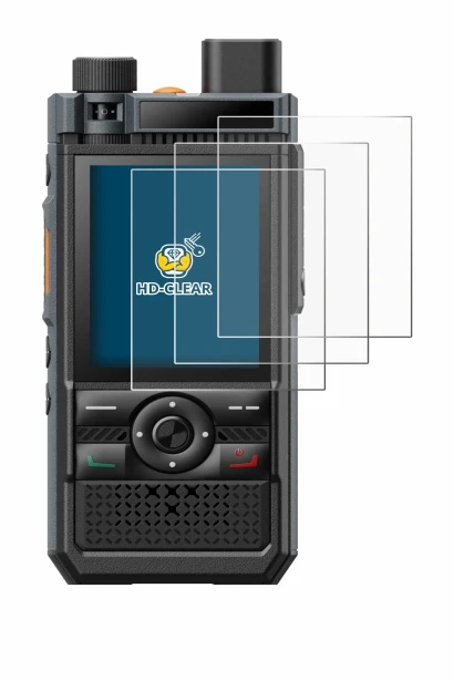 Immagine del dispositivo Hytera P50 con un'ampia varietà di protezioni per lo schermo.