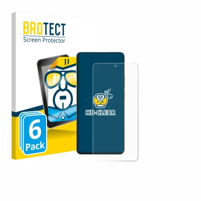 Parte frontale di una confezione del prodotto con il logo del marchio BROTECT. Accanto è raffigurato il dispositivo Motorola S