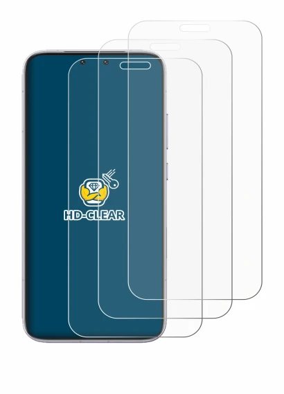 Immagine del dispositivo Honor Magic 8 RSR Porsche Design con un'ampia varietà di protezioni per lo schermo.