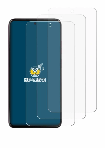 Immagine del dispositivo Motorola Moto G17 Power con un'ampia varietà di protezioni per lo schermo.