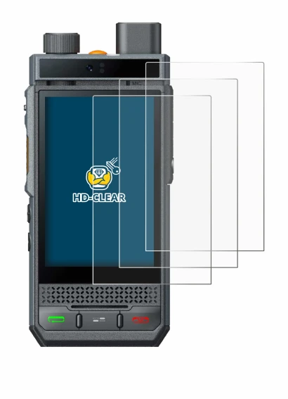 Immagine del dispositivo Hytera P60 con un'ampia varietà di protezioni per lo schermo.