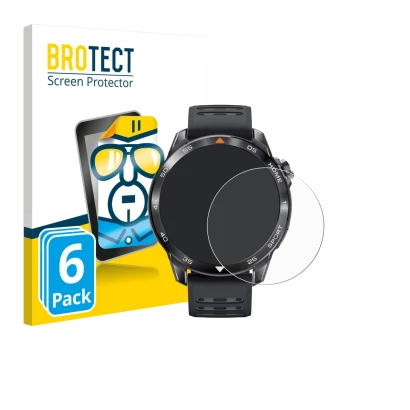 Parte frontale di una confezione del prodotto con il logo del marchio BROTECT. Accanto è raffigurato il dispositivo Xiaomi Mib