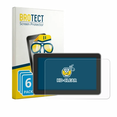 Parte frontale di una confezione del prodotto con il logo del marchio BROTECT. Accanto è raffigurato il dispositivo Bambu Lab