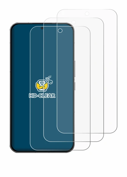Immagine del dispositivo Oppo K15 Pro con un'ampia varietà di protezioni per lo schermo.