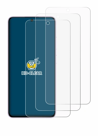 Immagine del dispositivo Oukitel C26 con un'ampia varietà di protezioni per lo schermo.