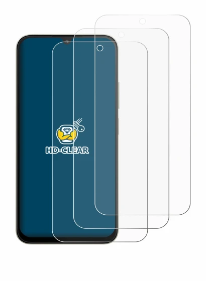 Immagine del dispositivo Xiaomi Poco C81 Pro con un'ampia varietà di protezioni per lo schermo.