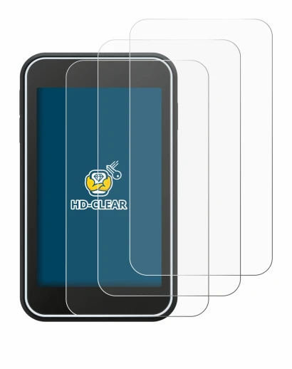 Immagine del dispositivo Shot Scope H50 con un'ampia varietà di protezioni per lo schermo.
