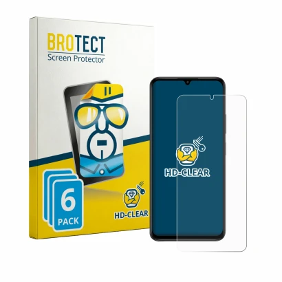 Parte frontale di una confezione del prodotto con il logo del marchio BROTECT. Accanto è raffigurato il dispositivo Lava Bold