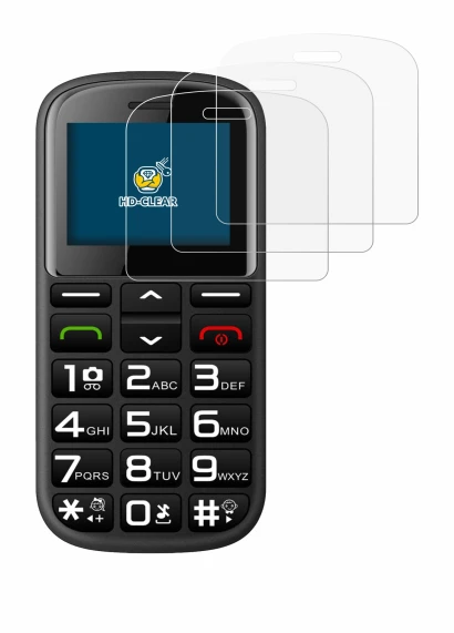 Immagine del dispositivo artfone CS182 con un'ampia varietà di protezioni per lo schermo.