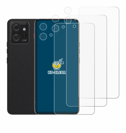 Immagine del dispositivo Motorola ThinkPhone (Fronte+Fotocamera) con un'ampia varietà di protezioni per lo schermo.