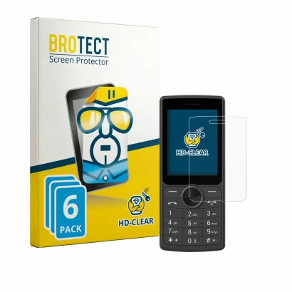 Parte frontale di una confezione del prodotto con il logo del marchio BROTECT. Accanto è raffigurato il dispositivo SPC Wild C