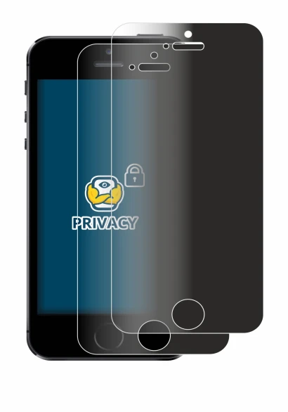 Immagine del dispositivo Apple iPhone 5S con un'ampia varietà di protezioni per lo schermo.
