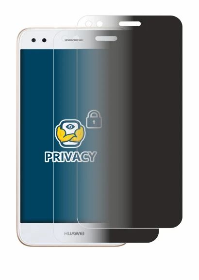 Immagine del dispositivo Huawei P9 Lite Mini con un'ampia varietà di protezioni per lo schermo.