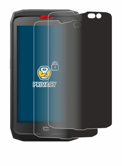 Immagine del dispositivo Crosscall Action X3 con un'ampia varietà di protezioni per lo schermo.