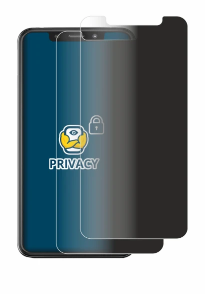 Immagine del dispositivo Motorola One con un'ampia varietà di protezioni per lo schermo.