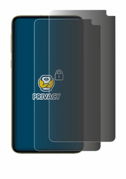 Immagine del dispositivo Samsung Galaxy S10e con un'ampia varietà di protezioni per lo schermo.