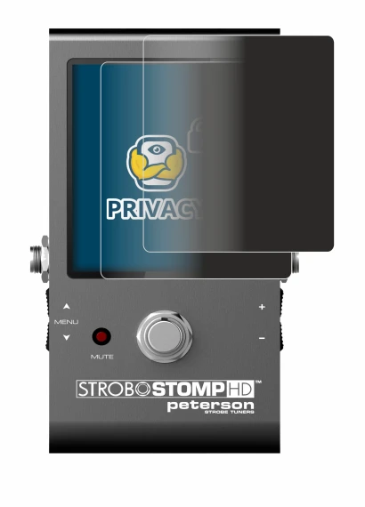 Immagine del dispositivo Peterson Strobostomp HD con un'ampia varietà di protezioni per lo schermo.
