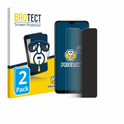 Parte frontale di una confezione del prodotto con il logo del marchio BROTECT. Accanto è raffigurato il dispositivo Blackview