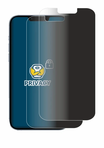 Immagine del dispositivo Apple iPhone 13 Pro Max con un'ampia varietà di protezioni per lo schermo.