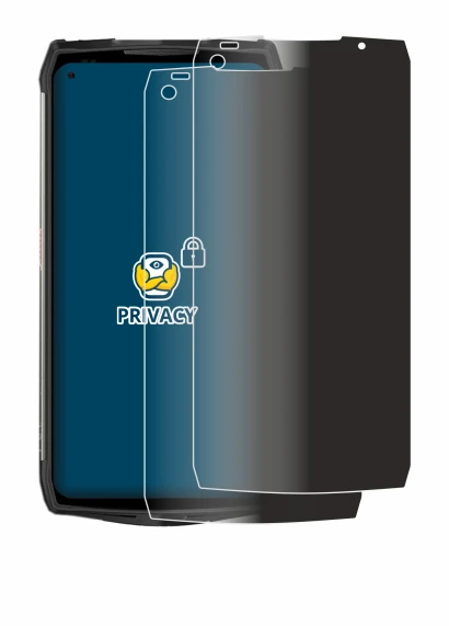 Immagine del dispositivo Ulefone Power Armor 13 con un'ampia varietà di protezioni per lo schermo.