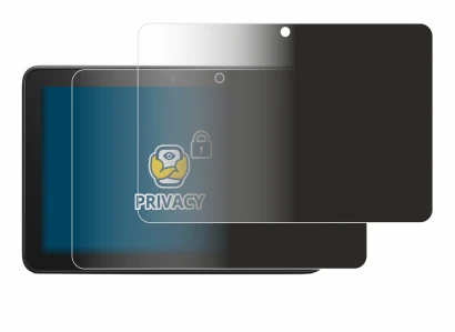 Immagine del dispositivo Amazon Fire 7 2022 con un'ampia varietà di protezioni per lo schermo.