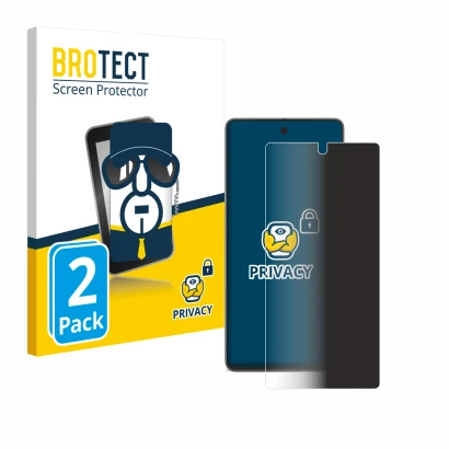 Parte frontale di una confezione del prodotto con il logo del marchio BROTECT. Accanto è raffigurato il dispositivo Google Pix