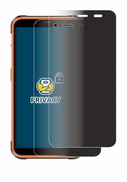 Immagine del dispositivo Ulefone Power Armor 16 Pro con un'ampia varietà di protezioni per lo schermo.